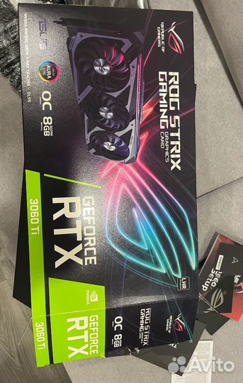 Asus ROG Strix nvidia GeForce RTX 3060 Ti