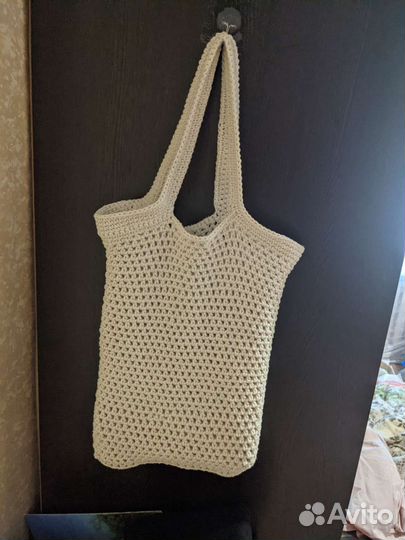 Cумка-шопер ручной работы хлопковая