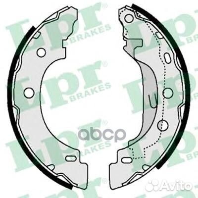 Колодки торм. барабанные 07330 Lpr