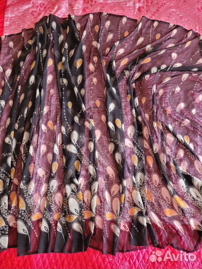 Отрез ткани. Шифон натуральный. 4м.20см