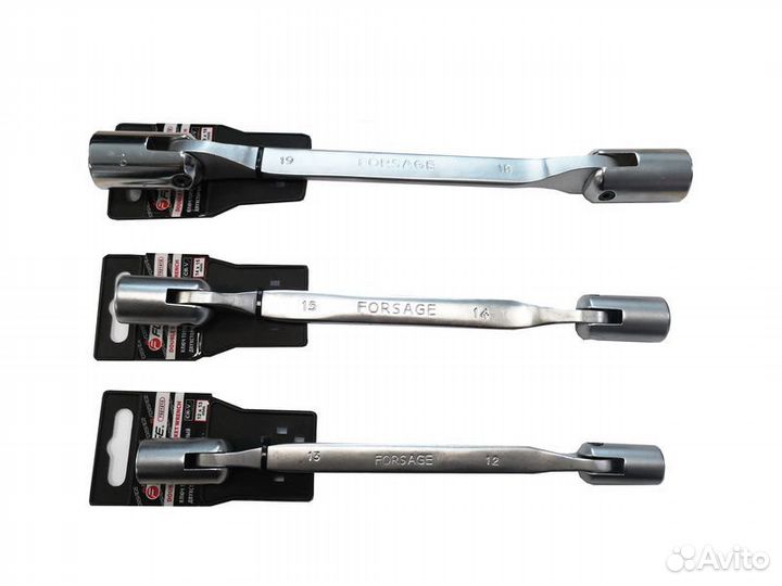 Ключ торцевой шарнирный двухсторонний 20х22мм на п