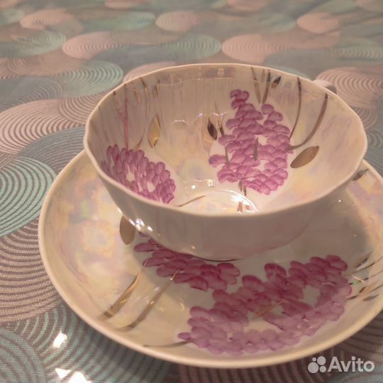 Чашка с блюдцем дулево