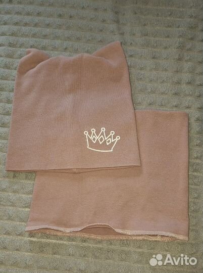 Шапка и снуд для девочки