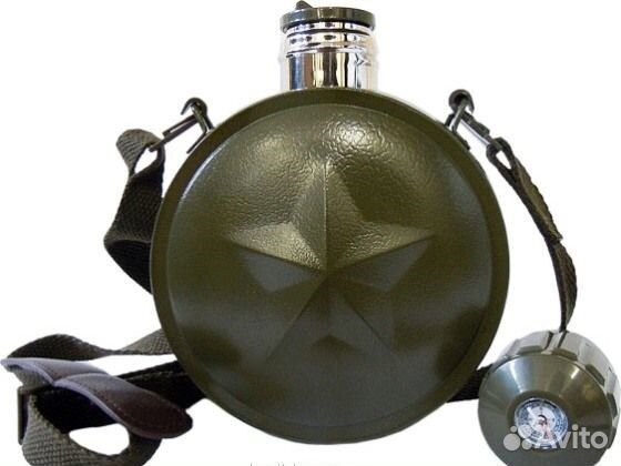 Фляжка армейская со звездой