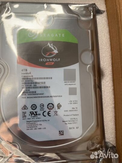 Жесткий диск Seagate IronWolf 4tb