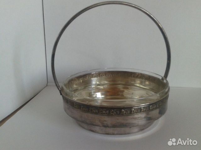 Конфетница серебрение антиквариат