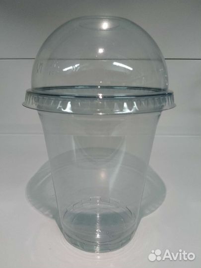 Стаканчик пластиковый, шейкерный 300 мл. пэт