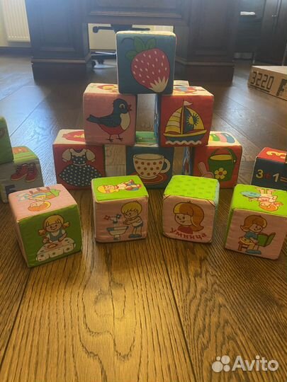 Мягкие кубики