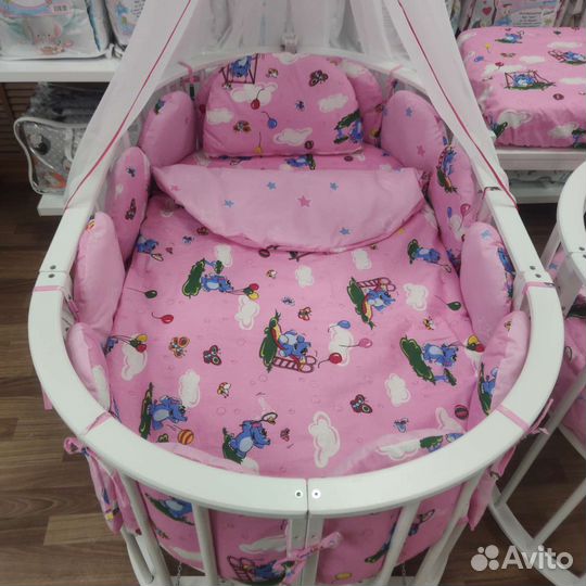 Бортики в кроватку новые