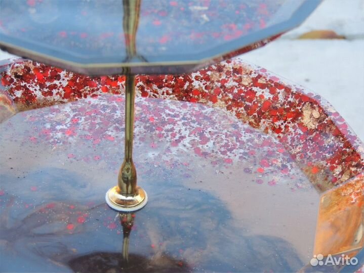 Силиконовый молд - Заготовка для фруктовницы набор