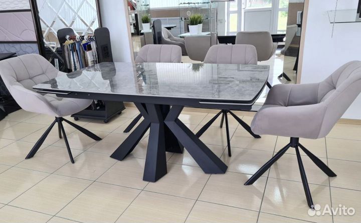 Стол из керамогранита раздвижной SKR-30175