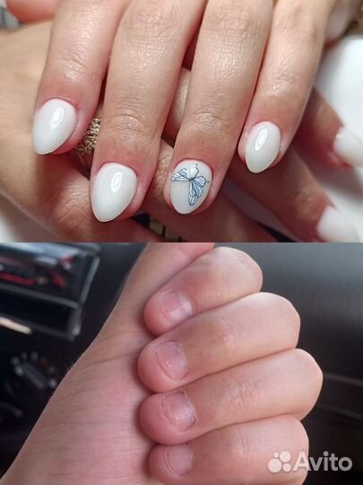 Модель, маникюр, педикюр, наращивание