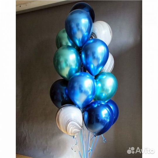 Воздушные шары с гелием яркие сочные цвета