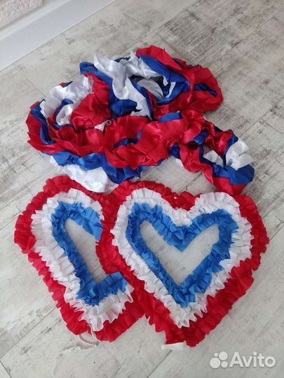 Ленты на автомобиль 4 шт