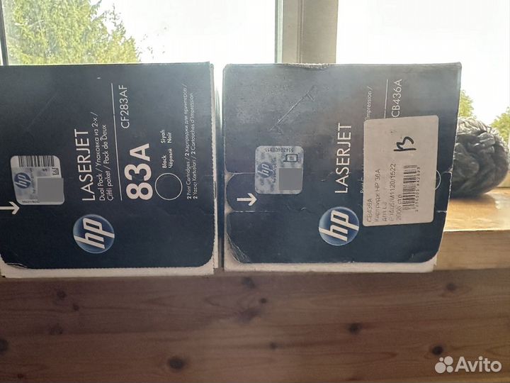 Картриджи hp новые