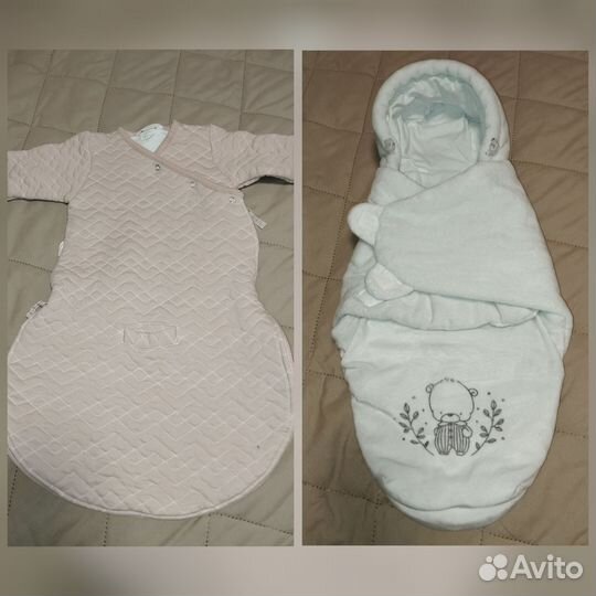 Конверт комбинезон для новорожденных 2 шт