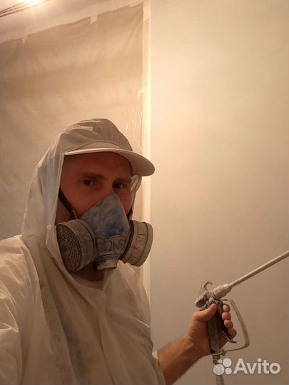 Безвоздушник. Сварка. Фасад. Короед. Дерево