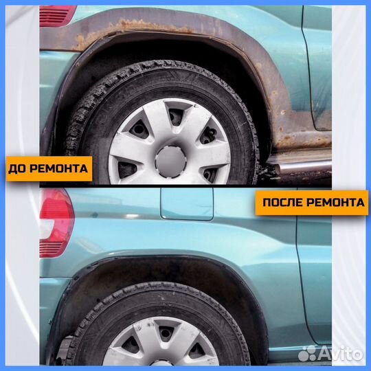 Арки ремонтные Kia Picanto 1 и др