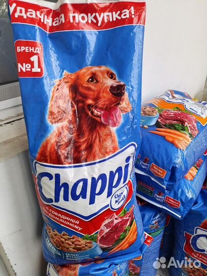 Сухой корм для собак chappi 15кг