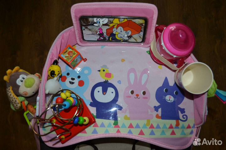 Столик детский для автокресла в путешествия в авто