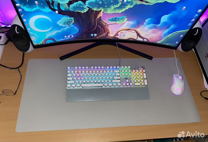 Коврик для рабочего стола большой