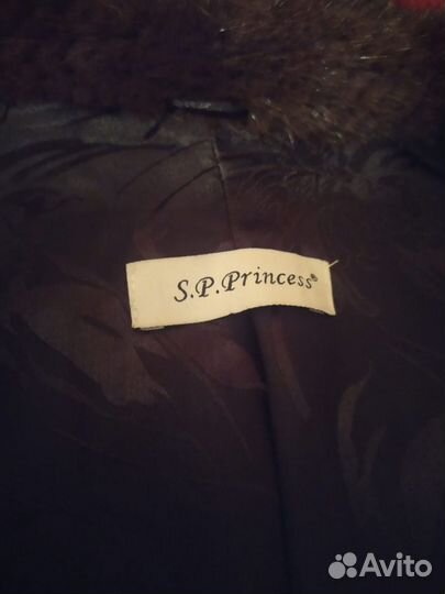 Шуба полушубок из вязаной норки