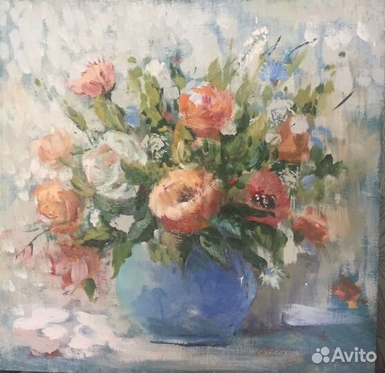 Картина маслом Цветы