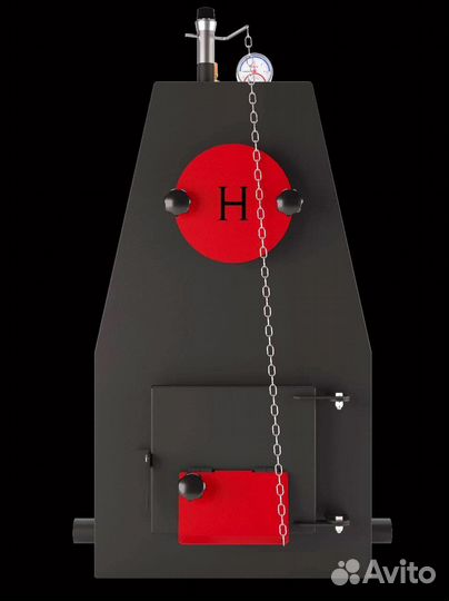 Твердотопливный котёл 65 квт