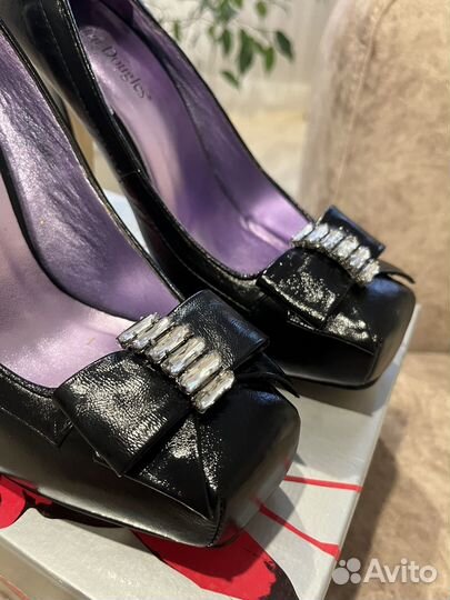 Кожаные туфли 38 размер