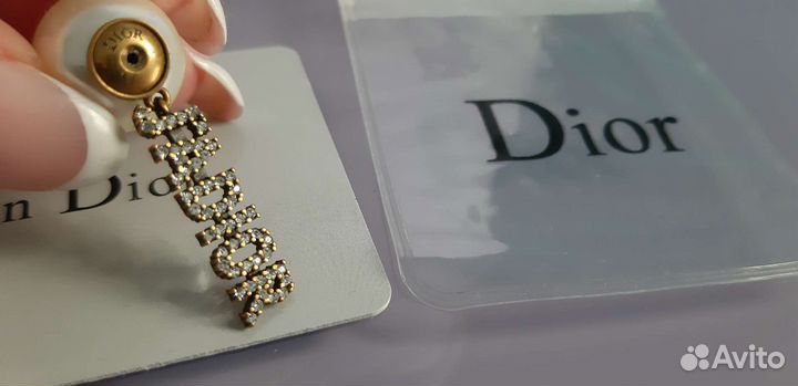 Серьги Christian Dior