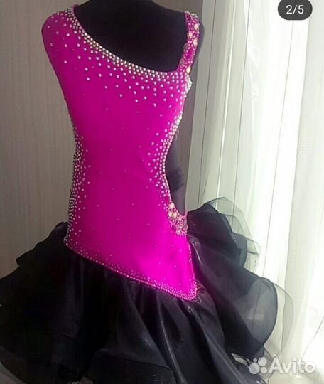 Платье для спортивных танцев Ю2-Молодежь. La