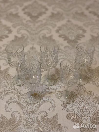 Рюмки хрустальные
