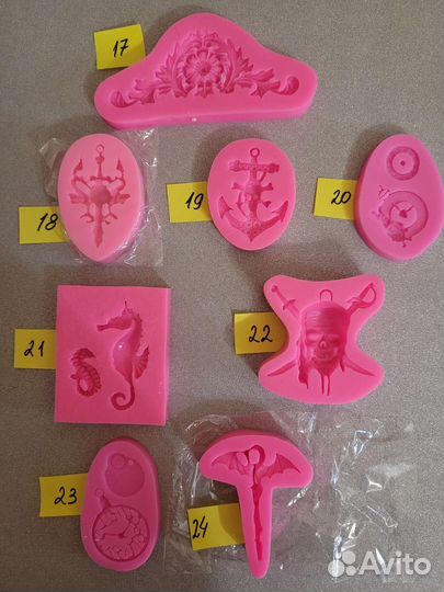 Молды для рукоделия - полимерная глина и другое