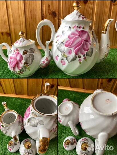 Фарфор СССР чайник заварник