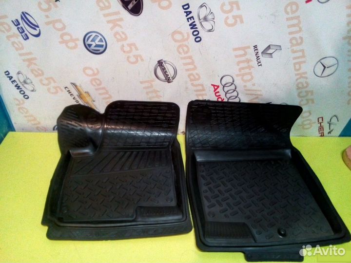 Коврики резиновые салона Kia venga с-11г