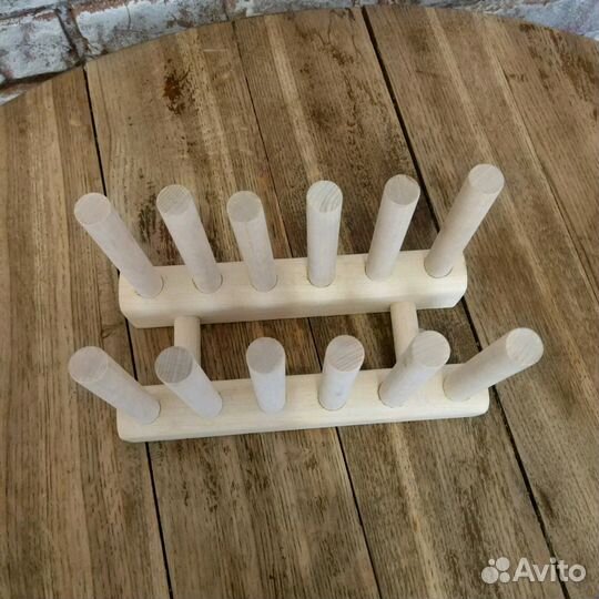 Деревянная подставка для хранения