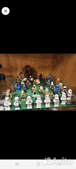 Lego star wars минифигурки и детальки, аксессуары