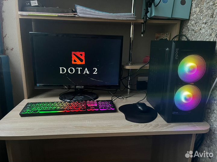 Игровой компьютер с монитором полный комплект