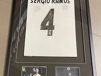 Футболка «Реал Мадрид» с автографом Серхио Рамоса