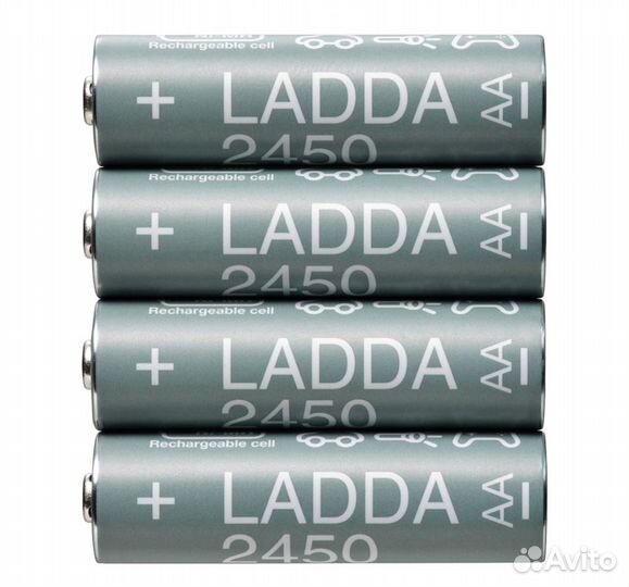 Аккумуляторные батарейки ladda ладда IKEA AA AAA