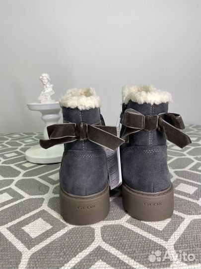 Ботинки детские для девочек Geox новые зимние