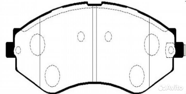 Колодки торм.пер. (новый арт. GK0440)