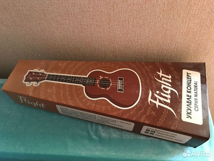 Укулеле концерт, серия natural, Flight nuc 310