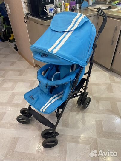 Коляска трость бу Hoco birdie blue