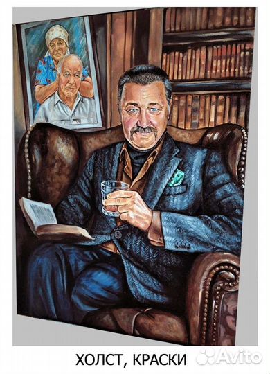 Портреты по фотографии красками