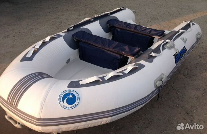 Лодка RIB Stormline Standard no console 400 серая
