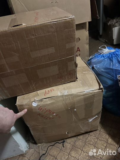 Мягкие игрушки много пакетом 3 коробки хватайка