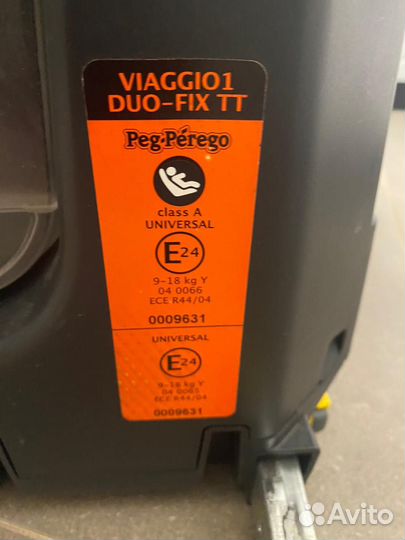 Детское автокресло Peg perego duo fix viaggio