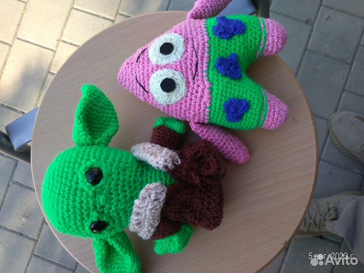 Вязаные игрушки ручной работы