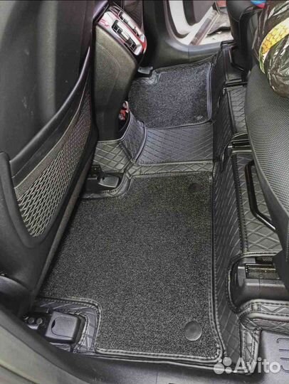3Д коврики из экокожи KIA sorento 2021 IV